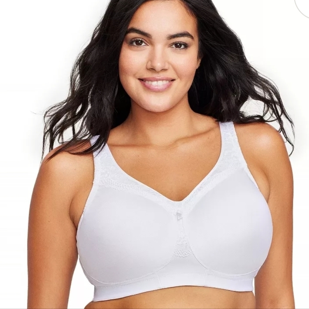 Glamorise MagicLift Seamless Everyday Wireless Bra 1007 - Picture 4 of 12